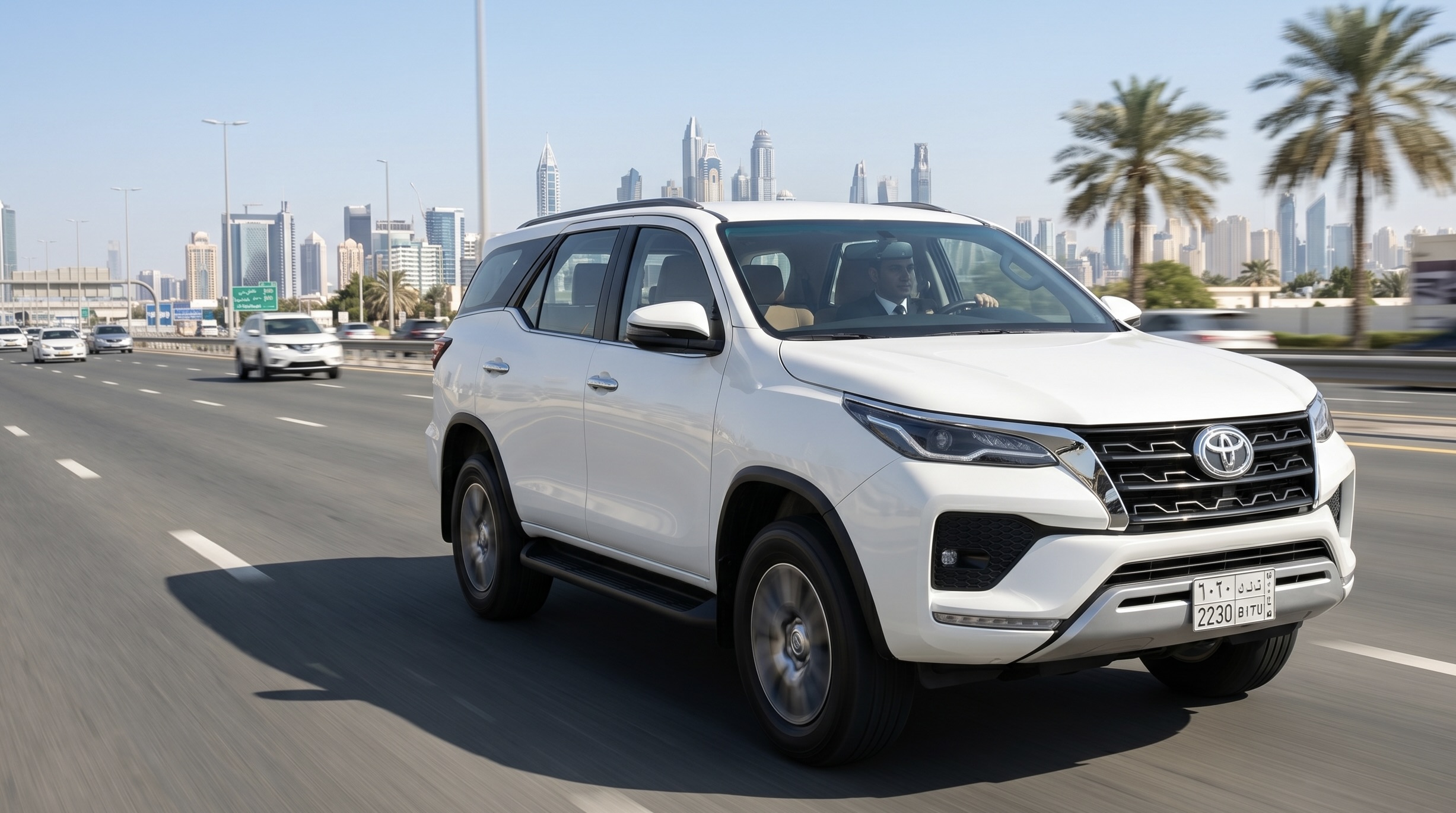 Toyota Fortuner chauffeur SUV — All Oh Transportation Saudi Arabia