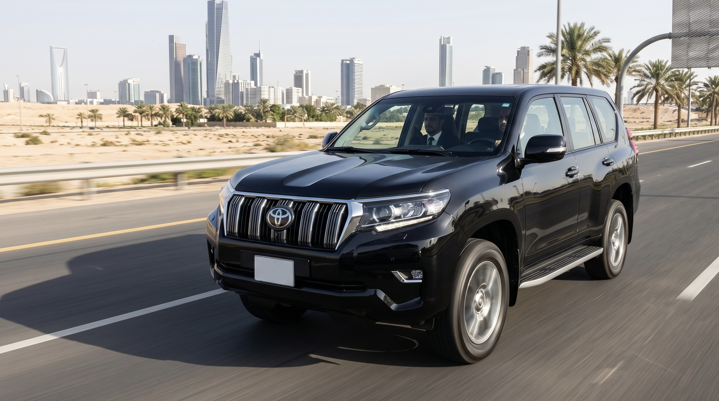 Land Cruiser Prado chauffeur SUV — All Oh Transportation Saudi Arabia